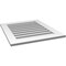 Ekena Millwork Vertical Surface Mount PVC Gable Vent: Functional, w/ 3-1/2"W x 1"P Standard Frame, 26"W x 30"H GVPVE26X3001SF - alternate 5